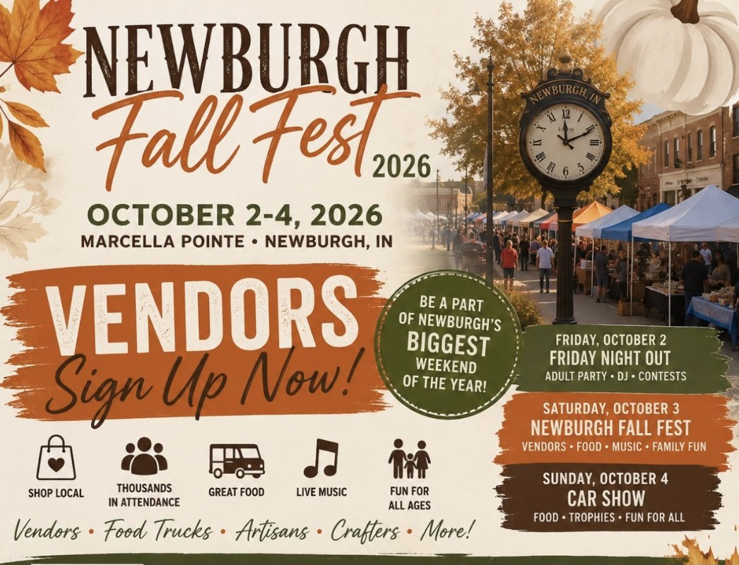 Newburgh Fall Fest vendor call poster